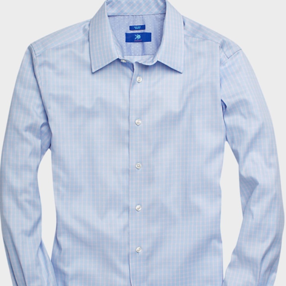 Egara Pink & Blue Ceck Sport Shirt - BRAND NEW